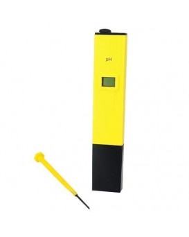 WELLON Digital Portable Pen Type pH Meter Tester with LCD Monitor (Yellow)